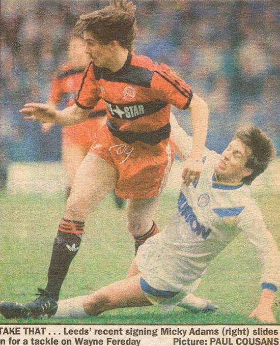 1 1987 QPR 21-2-87 Leeds 2 QPR 1 87 Adams